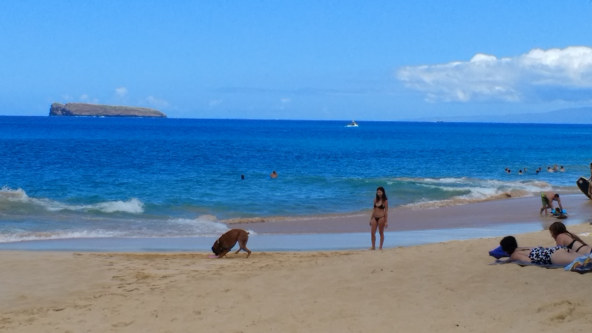 Big Beach, Molokini on horizon